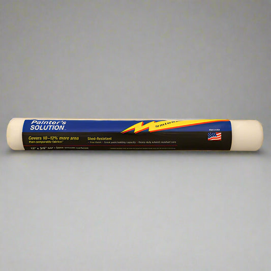 18" Wooster Painters Solution Roller Cover - 3/8" Nap, with End Caps (Pack of 6)
