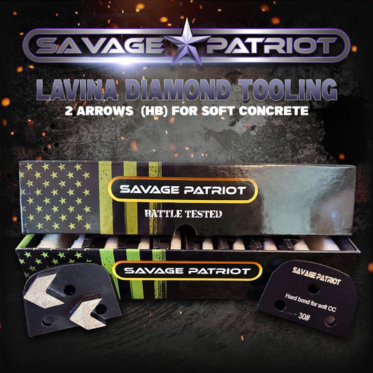 Lavina Diamond Tooling (SAVAGE PATRIOT- Pro Series) (HB) for Soft Concrete
