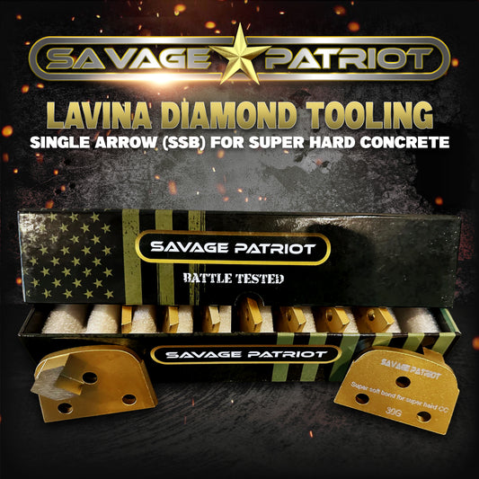 Lavina Diamond Tooling (SAVAGE PATRIOT- Pro Series) Single Arrow (SSB) For Super Hard Concrete