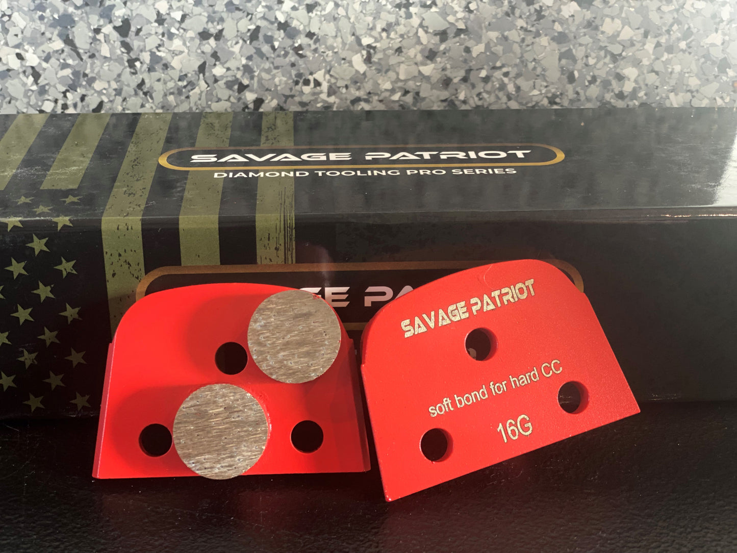 Lavina Diamond Tooling (Savage Patriot) 2 Button SB for Hard Concrete