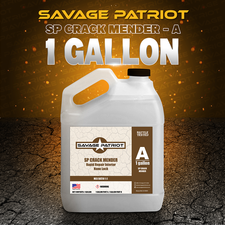 Concrete Crack Repair- SP Crack Mender (Savage Patriot Polymers)