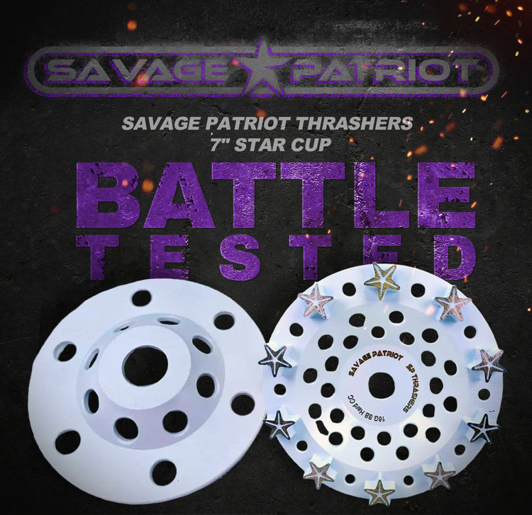 Savage Patriot Diamond Cup Wheels