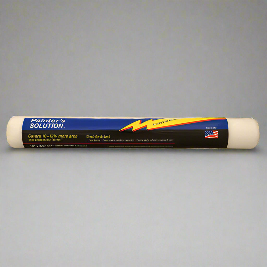 18" Wooster Painters Solution Roller Cover - 3/8" Nap, with End Caps (Pack of 6)