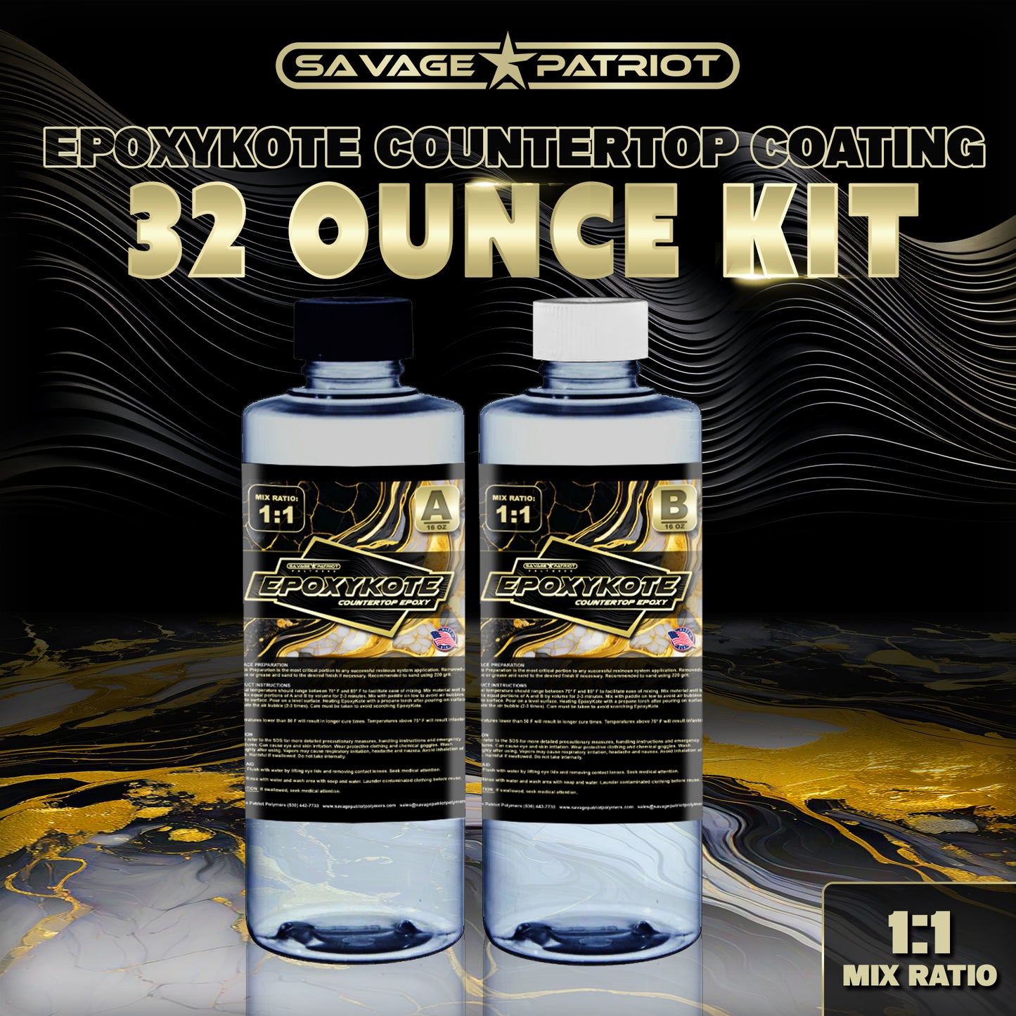 EPOXYKOTE™  Food Safe Countertop & Art Epoxy