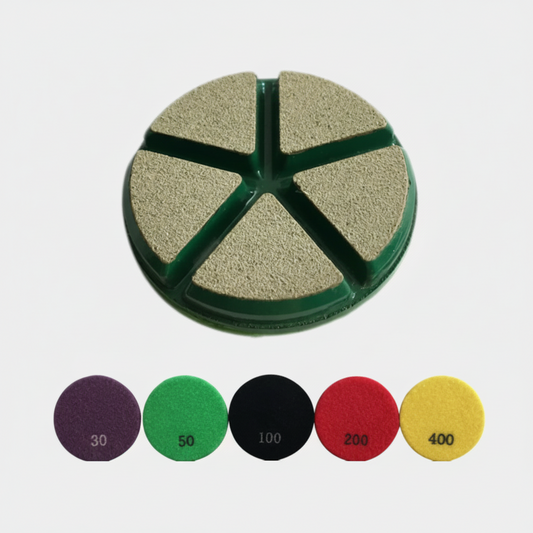 Ceramic Transitional Diamond Grinding Pucks- (Set of 9)