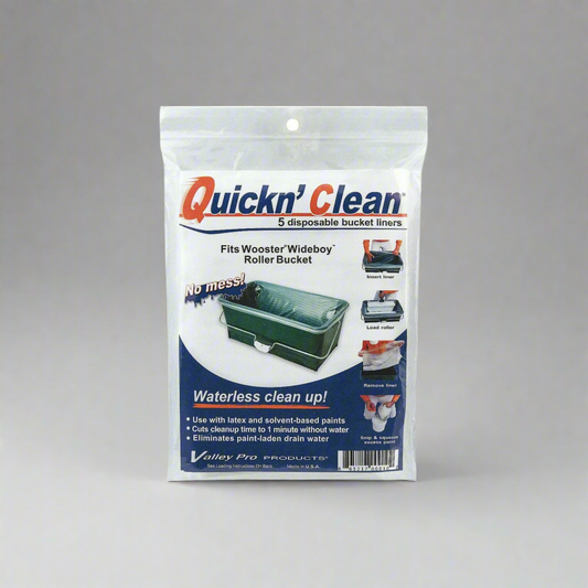WOOSTER Paint Bucket Liner: 5 gal Capacity, 14 in, 14 in Overall Lg, 24 in Overall Wd, Plastic, 5 PK